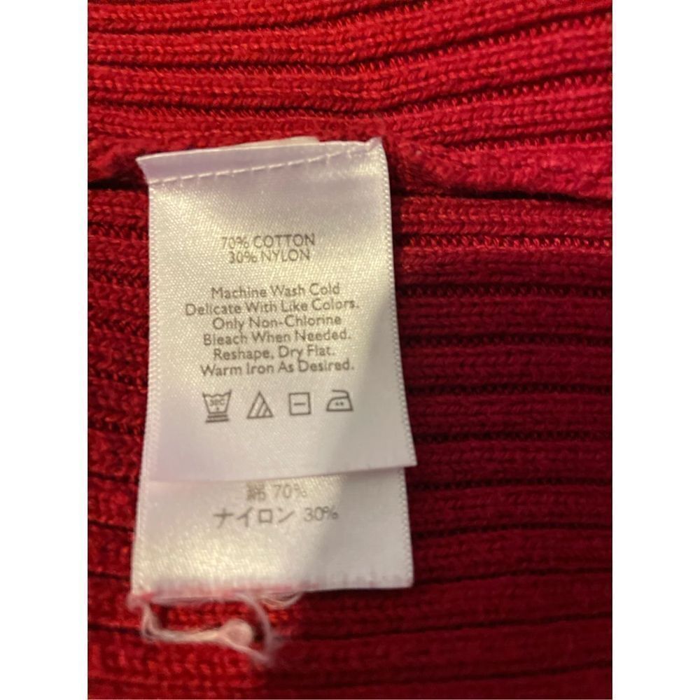 Eddie Bauer Red Half Zip Long Sleeve Sweater XL - Picture 9 of 11